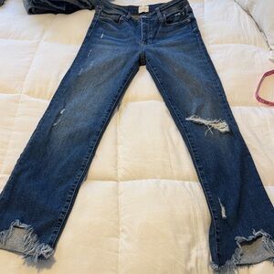 Jonathan Simkhai Distressed Jeans